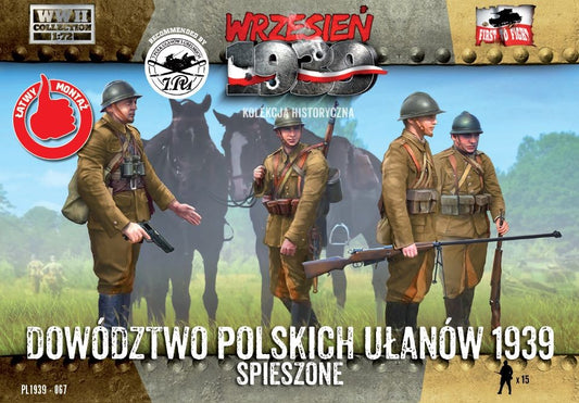 FTF067 FIRST TO FIGHT KITS Polish Uhlans Headquarters on foot (Officers figures set) 1/72