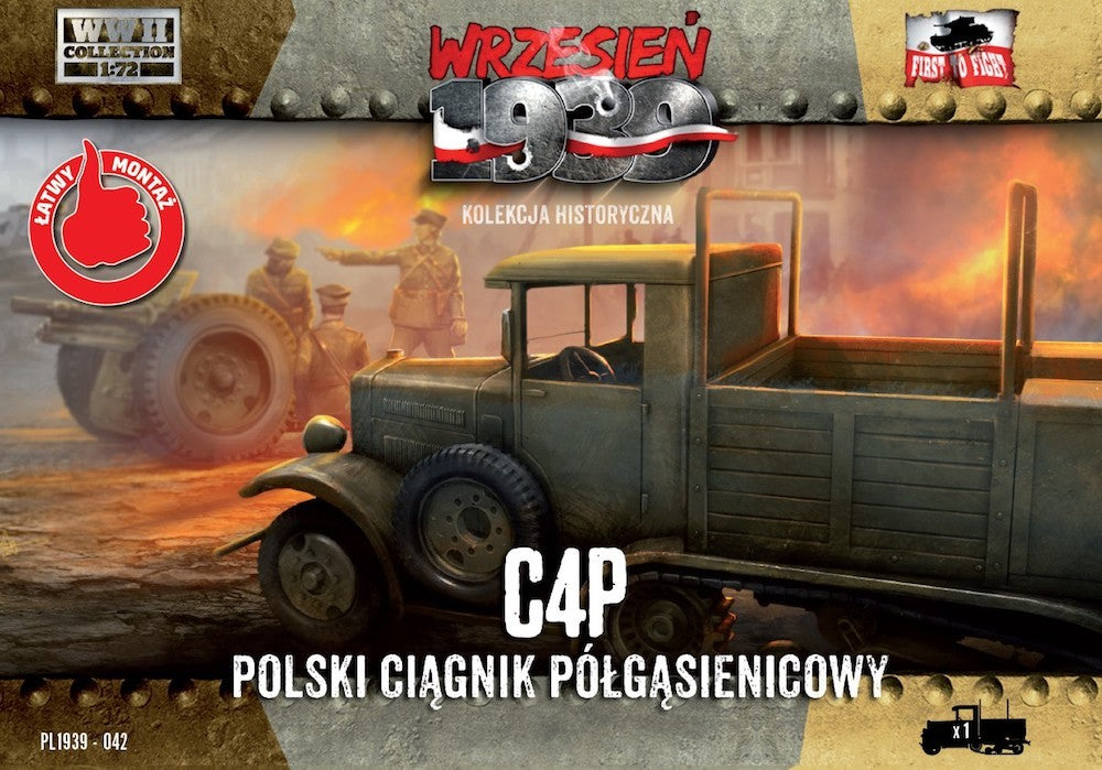 WWH042 FIRST TO FIGHT KITS C4P Polish Halftrack Artillery Tractor