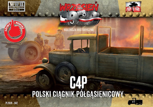 WWH042 FIRST TO FIGHT KITS 	C4P Polish Halftrack Artillery Tractor