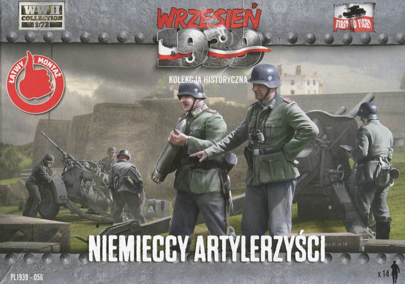 FTF056 FIRST TO FIGHT KITS German Artillery Crew