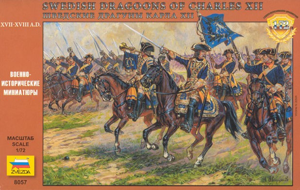 ZVEZDA 8057 Swedish Dragoons of Charles XII