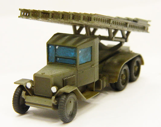 008 MAR.DAV NOT PAINTED SOVIET KATYUSHA ROCKET LAUNCHER WWII   1/72