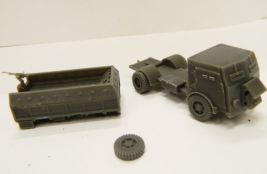019 MAR.DAV NOT PAINTED FIAT 665NM APC MEZZO BLINDATO WWII  1/72