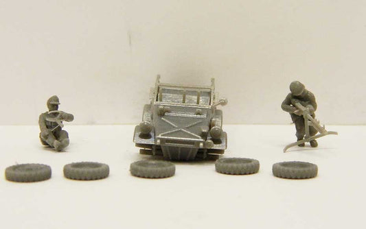027 MAR.DAV NOT PAINTED KUBELWAGEN MMG WWII 1/72