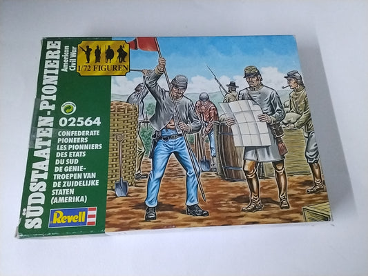 2564 REVELL CONFEDERATE PIONEERS 1/72 scatola ancora chiusa