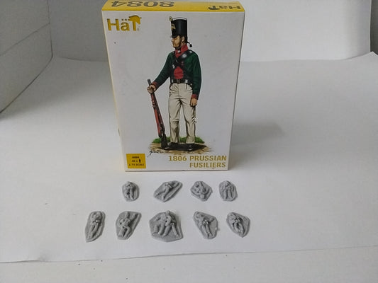 HAT 8084b  1806 PRUSSIAN FUSILIERS con morti 1/72