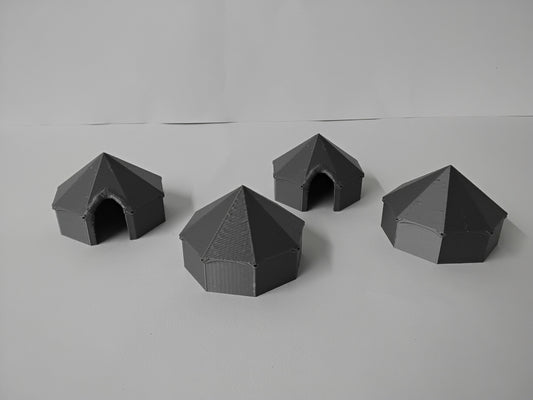 Es006 Colonial tents 1/72