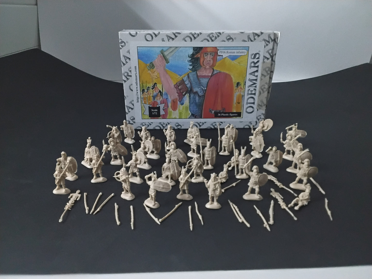 ODEMARS PF06 ROMAN INFANTRY 1/72 SCATOLA SCIUPATA