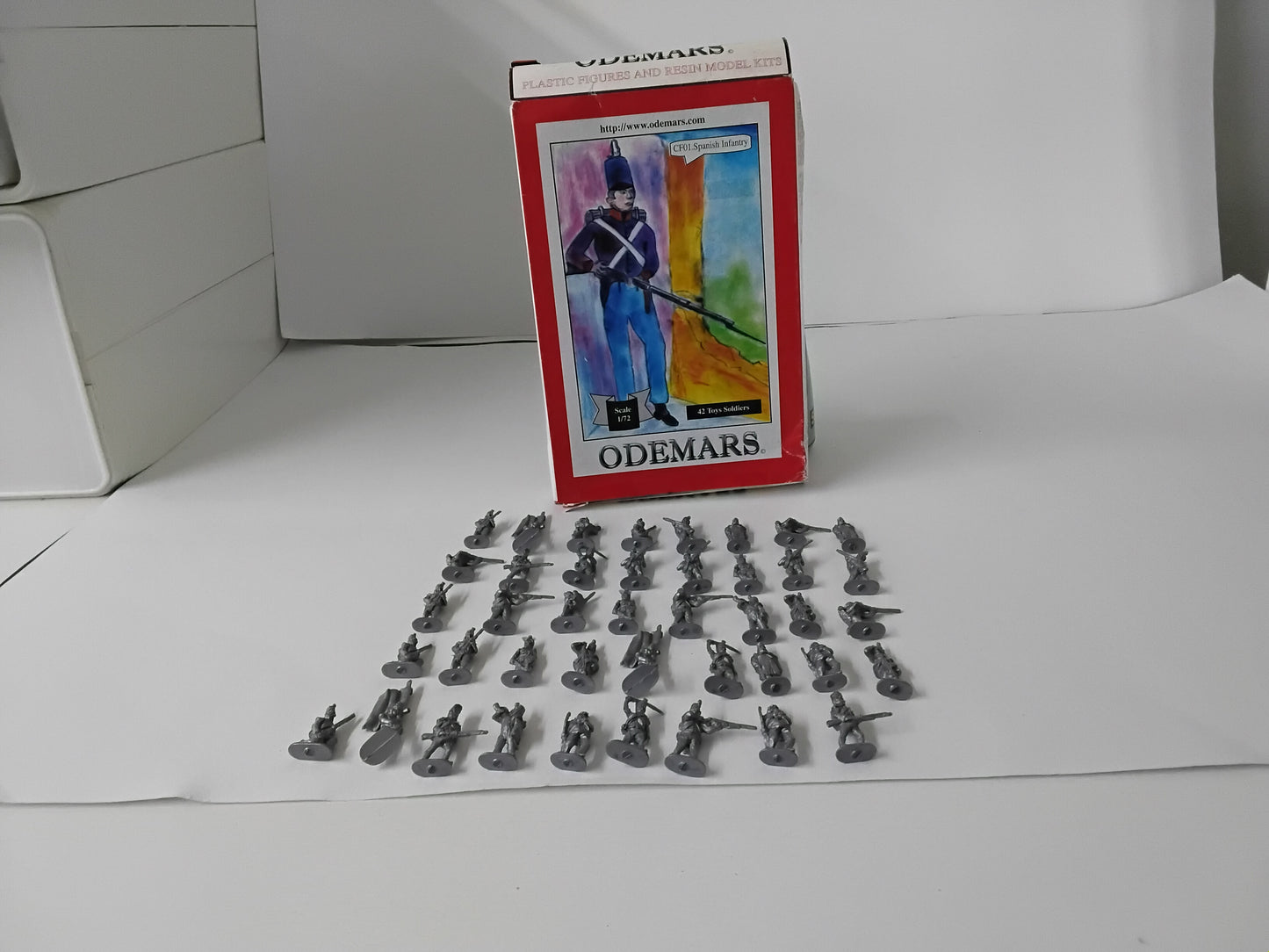 ODEMARS CF01c SPANISH INFANTRY 1809 1814 1/72 scatola danneggiata
