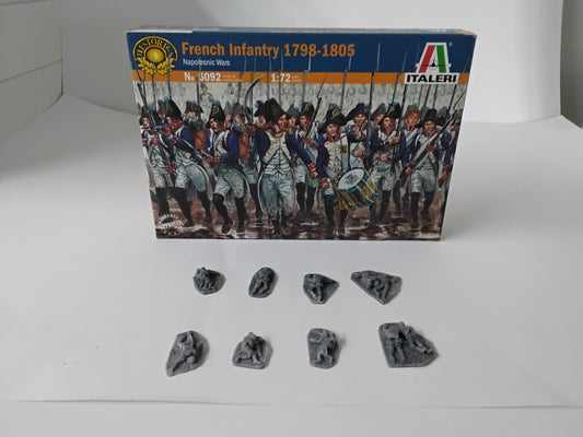 ITALERI 6092b FRENCH INFANTRY con morti 1/72