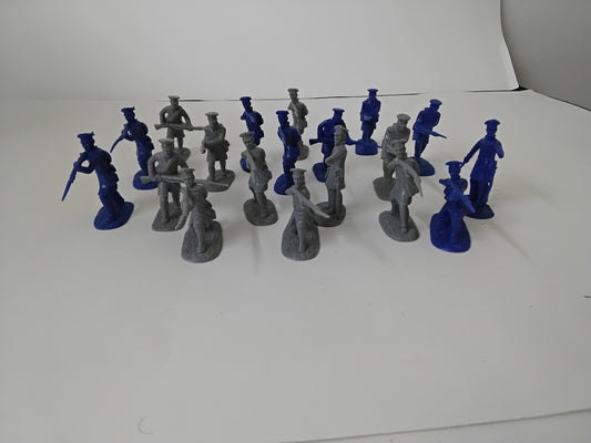 5522 ARMIES IN PLASTIC RUSSIAN MILITIA 1813 1815 1/32