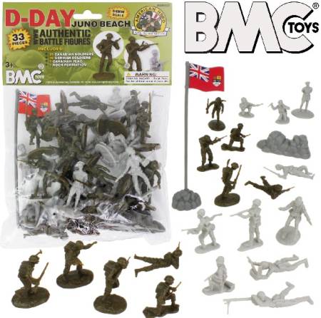 67024 BMC  D-Day Juno Beach German & Canadian Figure Playset 54mm