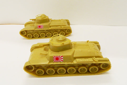 67355 BMC WWII JAPANESE CHI HA TANK TAN 2 CARRI