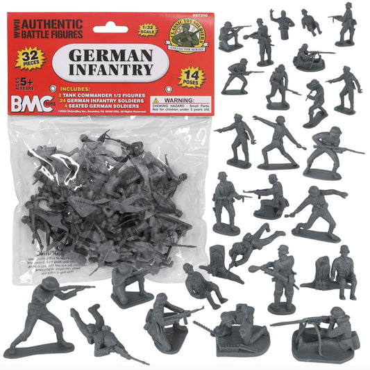 67310 BMC WW2 German Infantry Plastic Army Men 1/32
