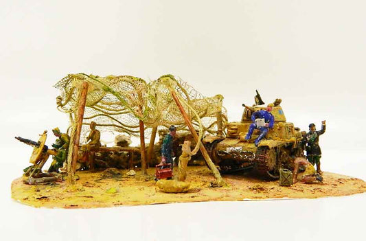 DIORAMA AFRIKA 1941 1/72