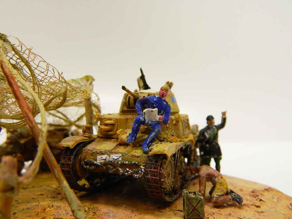DIORAMA AFRIKA 1941 1/72