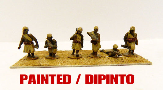 ITALCOL70P EWM 1/72  PAINTED SOMALIAN DUBATS Italian Army 1935 to 1943 / Italian Colonia