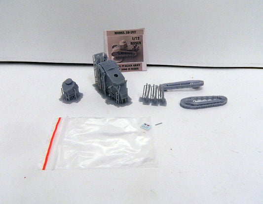FLOR35 ITALIAN ROYAL ARMY FIAT 3000 SERIE 2  1/72  MODEL 3D INT