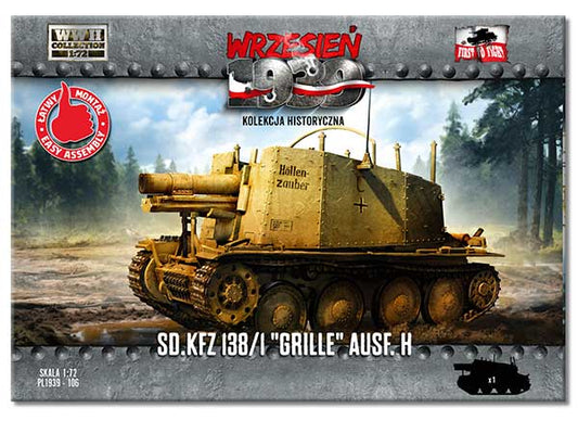 FTF106 FIRST TO FIGHT KITS Sd.Kfz.138/1 "GRILLE" Ausf.H1/72