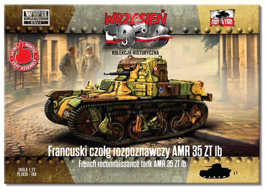 FTF108 FIRST TO FIGHT KITS French reconnaissance tank AMR35 ZT 1b 1/72