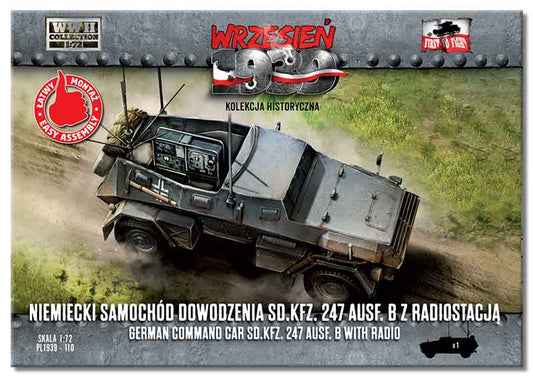 FTF110 FIRST TO FIGHT KITS Sd.Kfz.247 Ausf.B German command car with radio 1/72