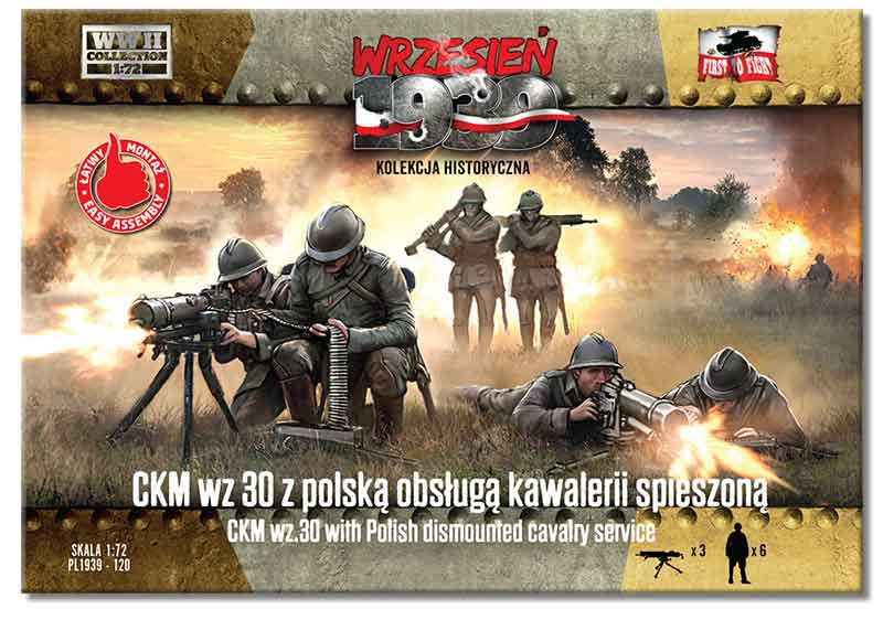 FTF120 FIRST TO FIGHT KITS CKM wz.30 with Polish dismounted cavalry support 1/72