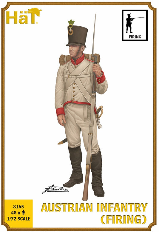 HAT 8165 Napoleonic Austrians Firing Line A1047NR batch release code. 1/72