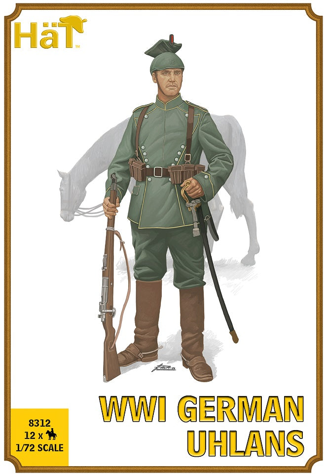 HAT 8312 Description:WWI German Uhlans A1047NR batch release code. 1/72