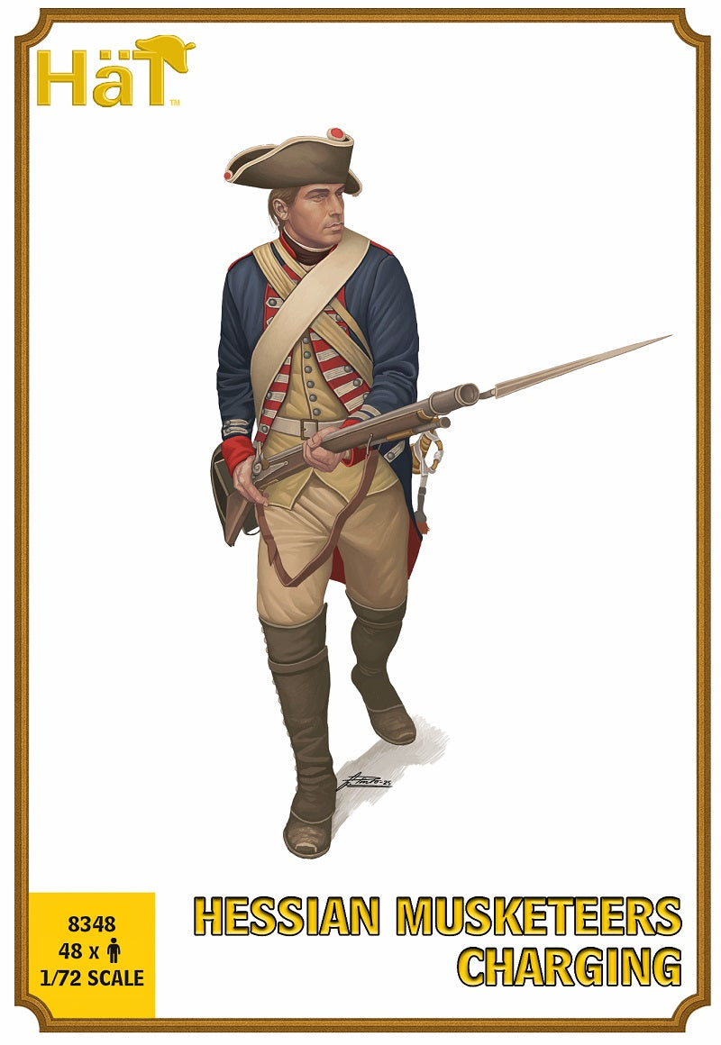 HAT 8348 Hessians American War Of Independence. Elite Mercenaries of the American Revolution  1/72