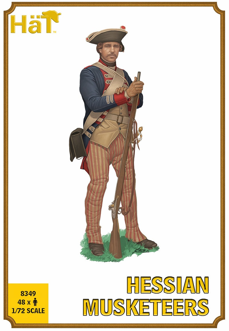 HAT 8349 Hessian musketeers American War Of Independence   1/72