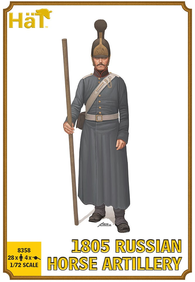 HAT 8358 1805 Russian Horse Artillery A1047NR batch release code. 1/72
