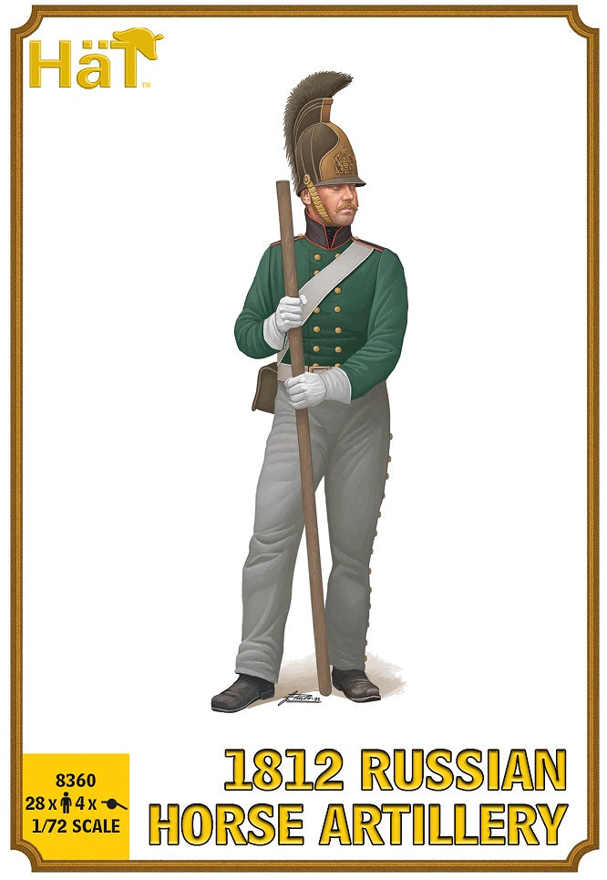 HAT 8360 1812 Russian Horse Artillery A1047NR batch release code  1/72
