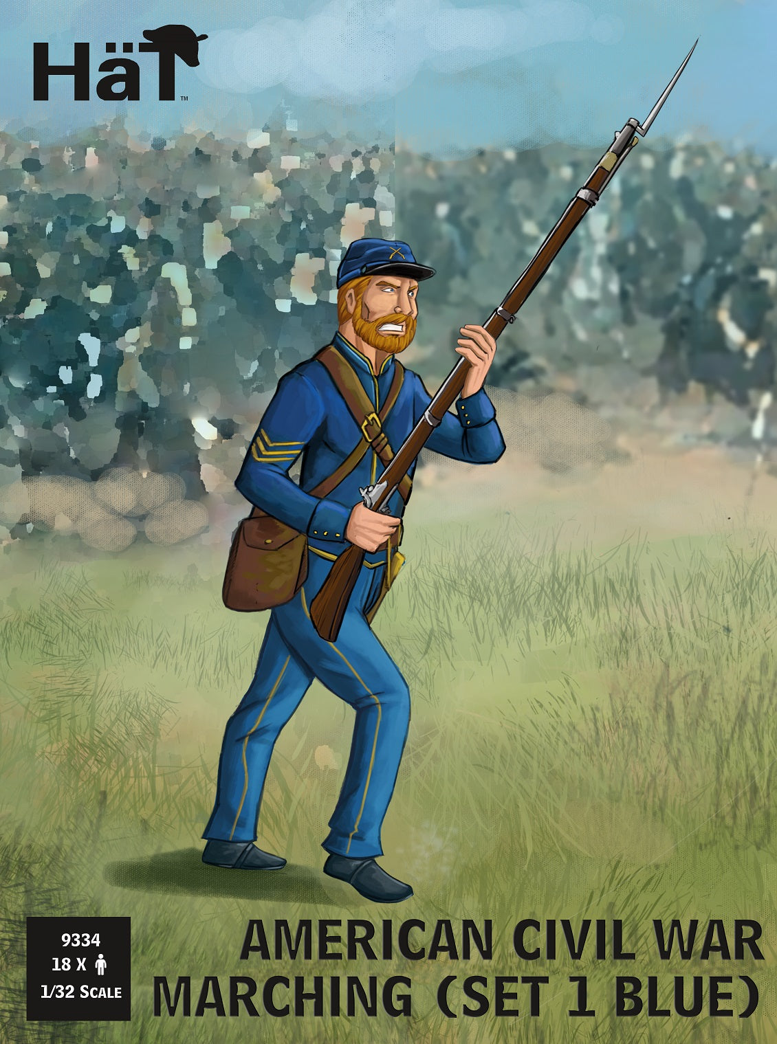 HAT 9334 1/32 ACW Marching set 1