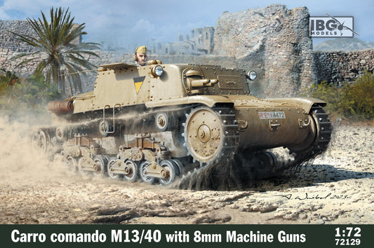 72129 IBG  Carro Comando M13/40 with 8mm Breda Machine Guns