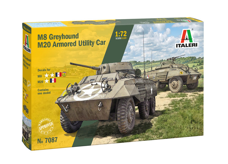 ITALERI 7087 M8 Greyhound / M20  World War II 1/72