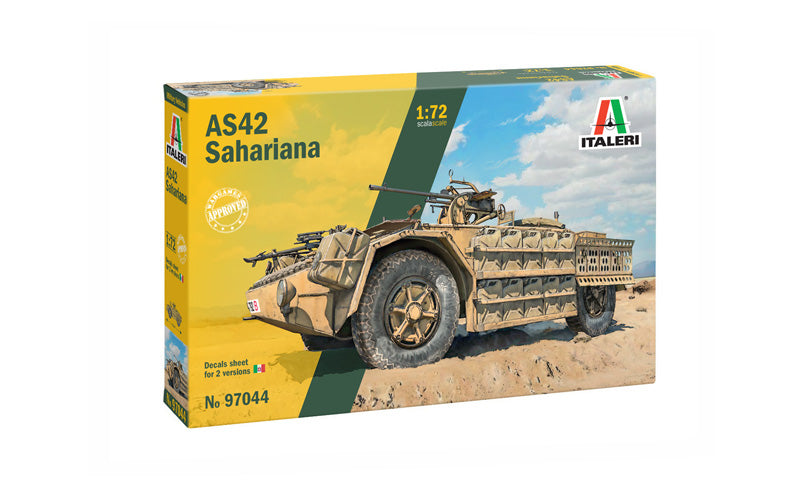 ITALERI 97044 AS-42 Sahariana DECALS FOR 3 VERSIONS - COLOR ISTRUCTION SHEET 1/72