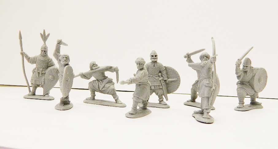 001 KIT SOLDIERS WARRIOS OF KIEVAN RUSS IX - X CH 1/32