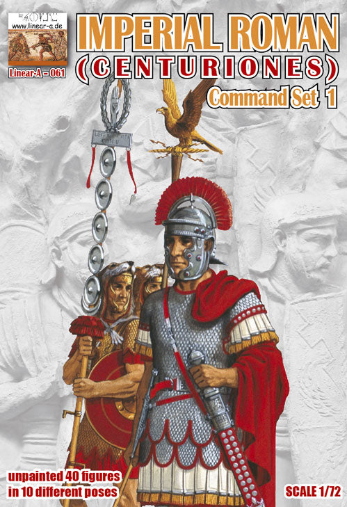 061 LINEAR IMPERIAL ROMAN Command SET 1 1/72 – Waterloo 1815 A. Pierini