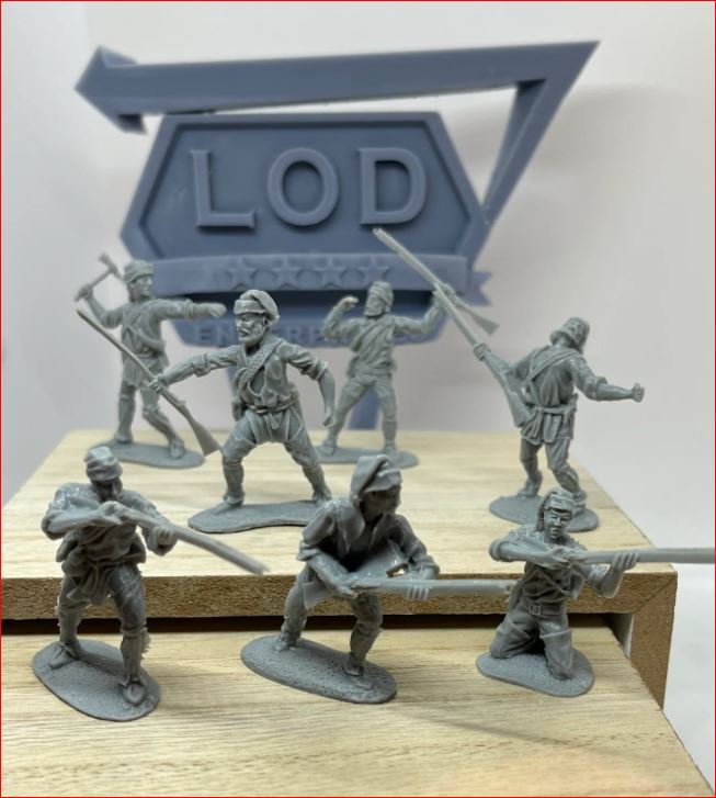 LOD 064  French Militia SCALA 1/32.