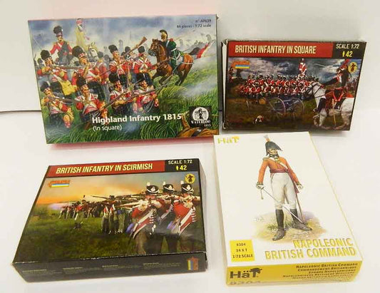 OFFERTA LUG4 BRITISH INFANTRY IN SQUARE!  1/72