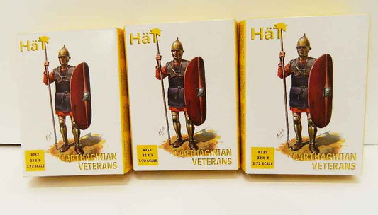 OFFERTA LUG7 3 SCATOLE  HAT8212 CARTHAGINIAN VETERANS 1/72