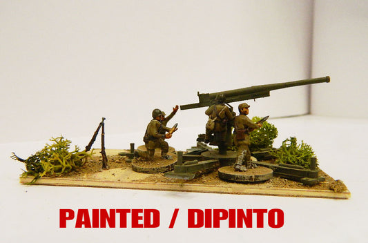 038P MAR.DAV PAINTED TYPE 88 75 FIELD GUN   WWII 1/72