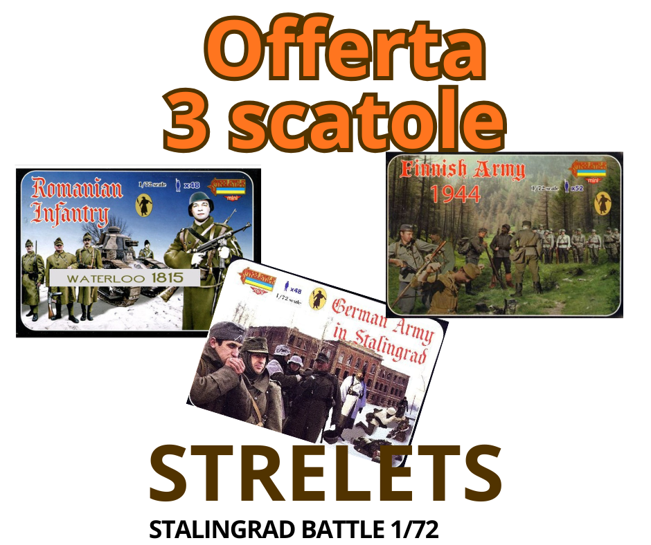 Gr013n STRELETS OFFERTA 3 SCATOLE  STALINGRAD BATTLE 1/72