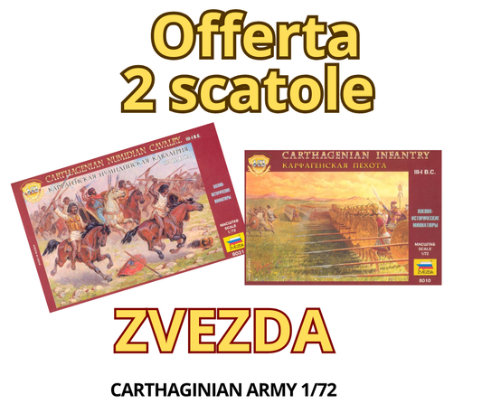 Gr016n ZVEZDA OFFERTA 2 SCATOLE  Carthaginian Army 1/72