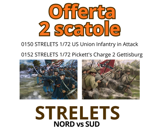 Gr010n STRELETS OFFERTA 2 SCATOLE  NORD vs SUD 1/72