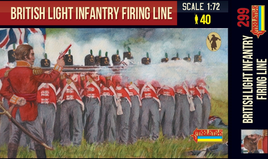 STR299 STRELETS British Light Infantry Shooting Line Napoleonic 1/72