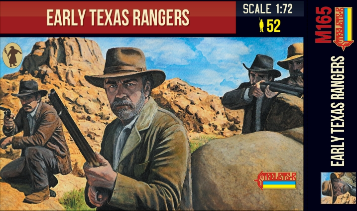 M165 STRELETS Early Texas Rangers US Wild West 1/72