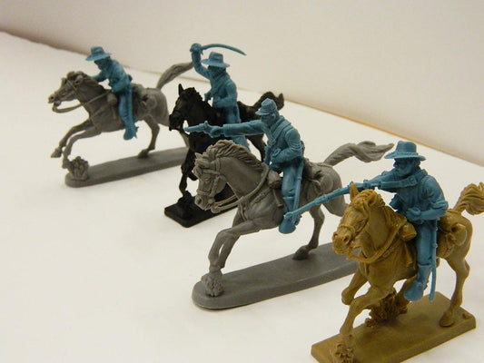 TSSD SET10 US CAVALRY WITH HORSES IN BLU 1/32 SETB