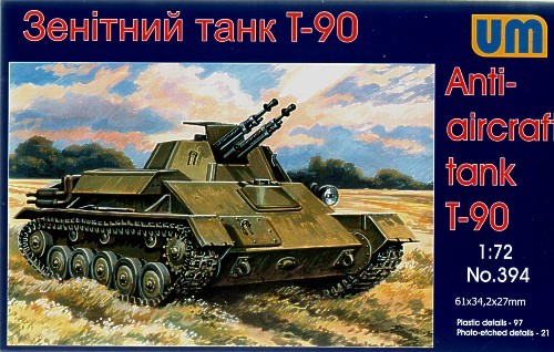 0394 UNIMODEL SCALA 1/72Russian T-90 Anti-aircraft tank