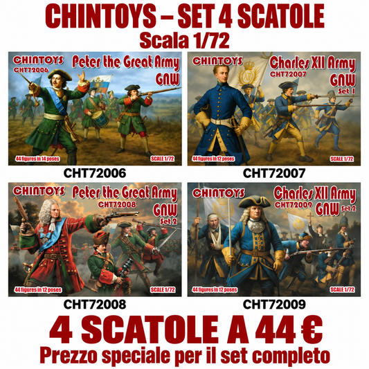 OFFERTA CHINTOYS 1/72  4 SCATOLE